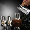 Luxury Crystal Glass Vodka Glass Sake Shochu Glass Bar Liqueur Gold Foil Glass
