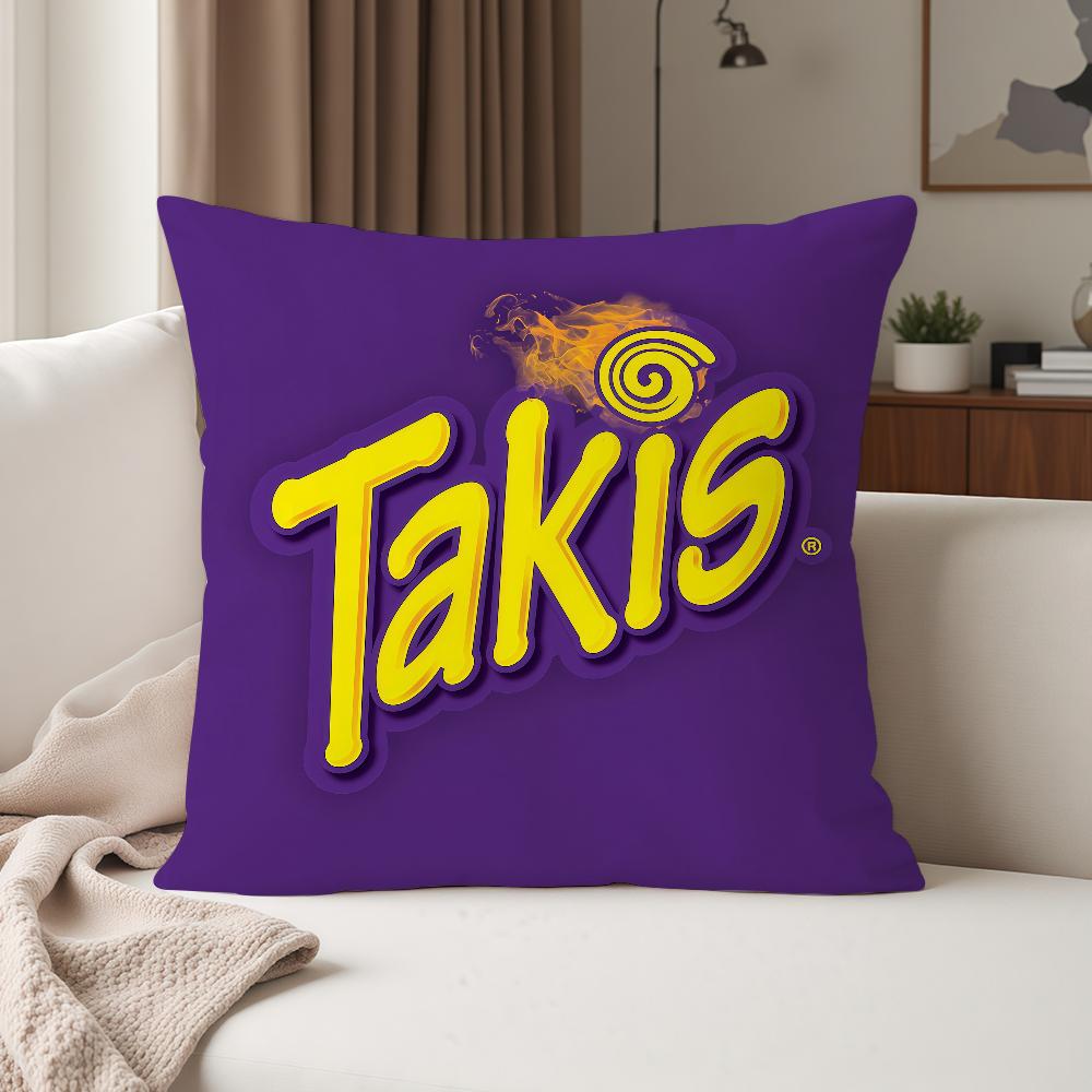 Chili Pattern TTakis Chips Pillow Case Suitable For Bedrooms Living Rooms Cars Home Decoration