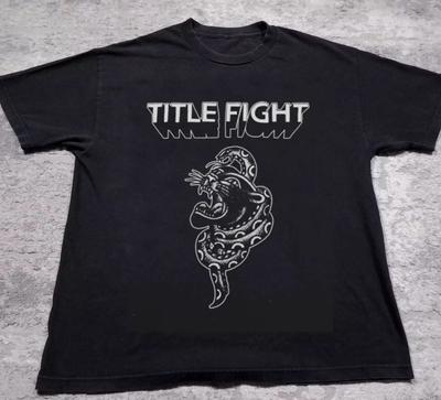 Футболка унисекс с коротким рукавом группы Title Fight, полный размер S-5Xl