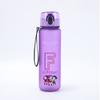 650ml KPop Demon Hunters Sports Water Bottle Boy Motivational Leak Proof Portable Reusable Cups Outdoor Travel Gym Jugs Gift