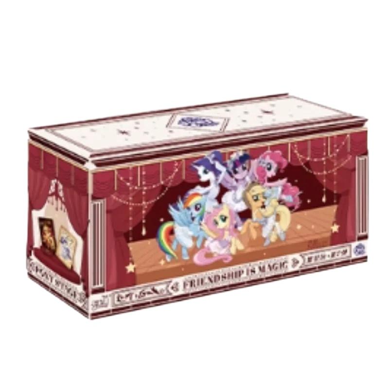 Authentic My Little Pony Series Card Shine Moon Pack Episode 5 Fluttershy Twilight Sparkle Anime Collection Card Toy Gift
