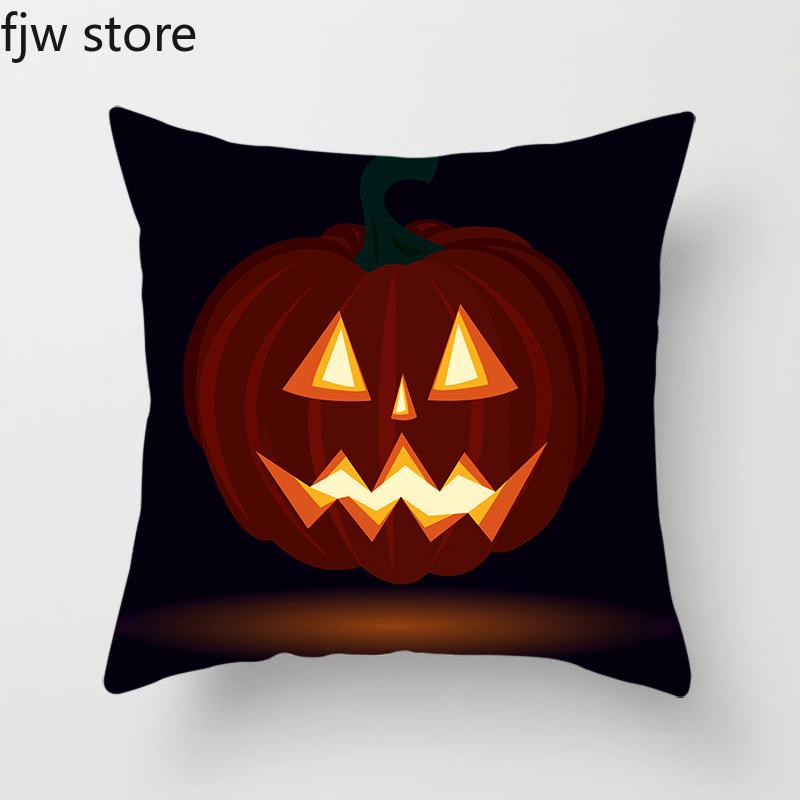 Halloween Decoration Pillowcase Pumpkin Ghost Face  Party  Holiday Gift Sofa Cushion Cover Room Home Decor