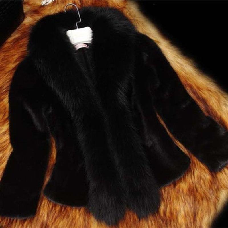 Зимняя шуба, женская короткая шуба, тонкий воротник