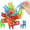 Assembly Blocks Stacking Chairs Mini Folding Chair Balanced Game Stacking Chairs