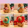 Adorable Christmas Series Capybara Plush Toy For Kids Featuring Soft Pp Cotton Filling And Cute Designs