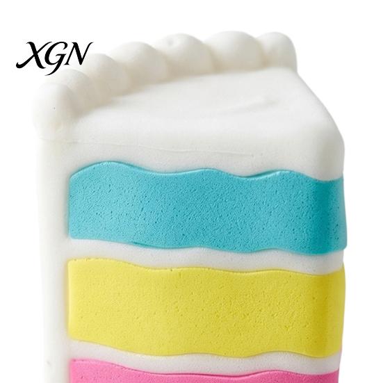 Slow Rebound Stress Ball Rainbow Cake Relief Toy Rising Dessert Squeeze Giant Home Office Workers Hand Relaxation Sensory Party Favors