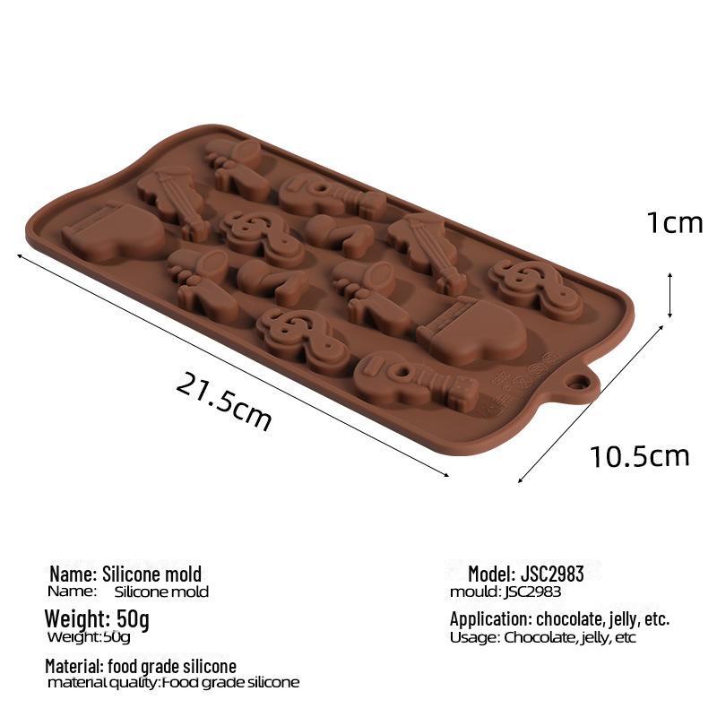 Форма для шоколада из пищевого силикона - легкосъемный инструмент для выпечки тортов и печенья своими руками