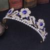 Тиара для празднования фестиваля бриллиантов, корона из сплава, инкрустированная стразами, свадебная корона, повязка на голову, аксессуары для волос