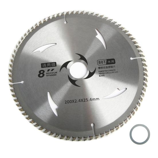 8-дюймовый 200-мм 40T/60T/80T универсальный инструмент для пилы из сплава карбида древесины
