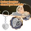 (Nikita) Mother Daughter Gift Keyring Keychain Mum Keyring Daughter Key Ring Mothers Day