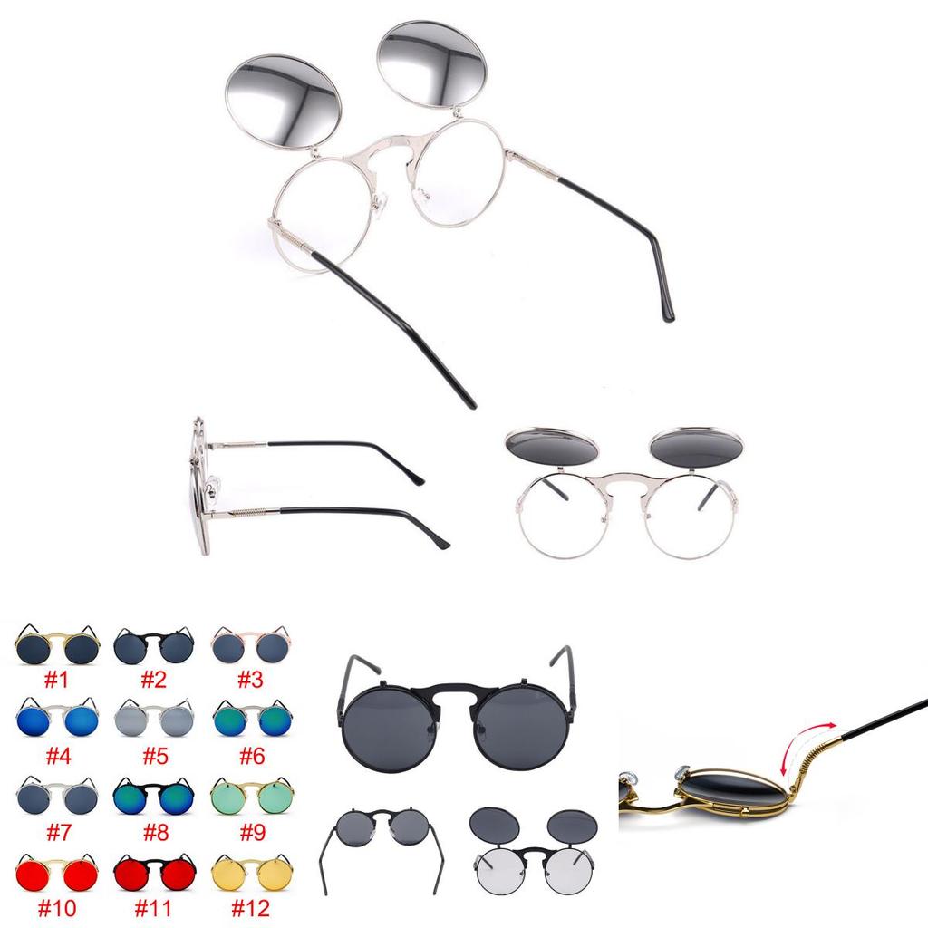 Винтажные готические стимпанк очки с премиальной оправой из сплава и линзами из АС