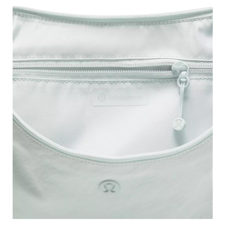 Lululemon Slouchy 6L Brand Logo Nylon Crossbody Shoulder Bag Women bags Pale-Green LU9CACS-4