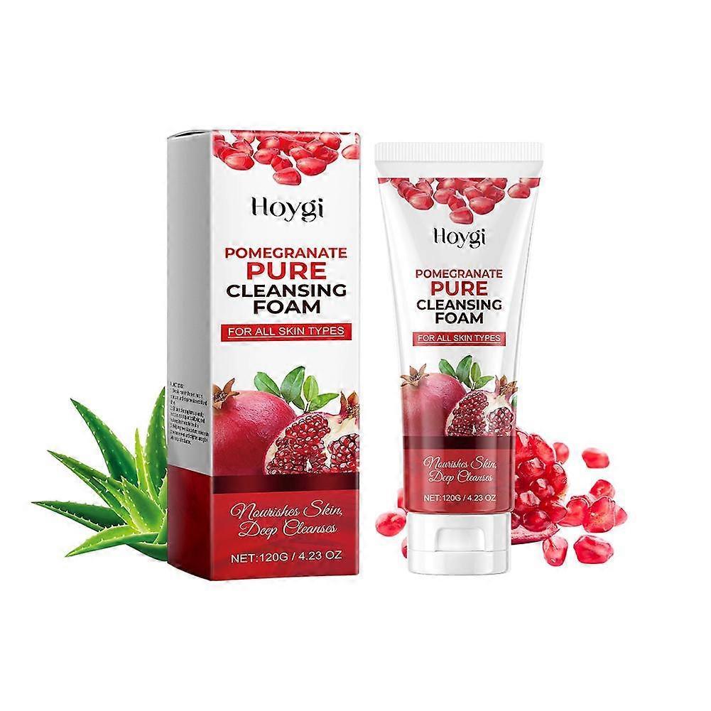 Pomegranate Skin Care Face Wash Cleanser Facial Foam Gentle Cleansing Hydrating