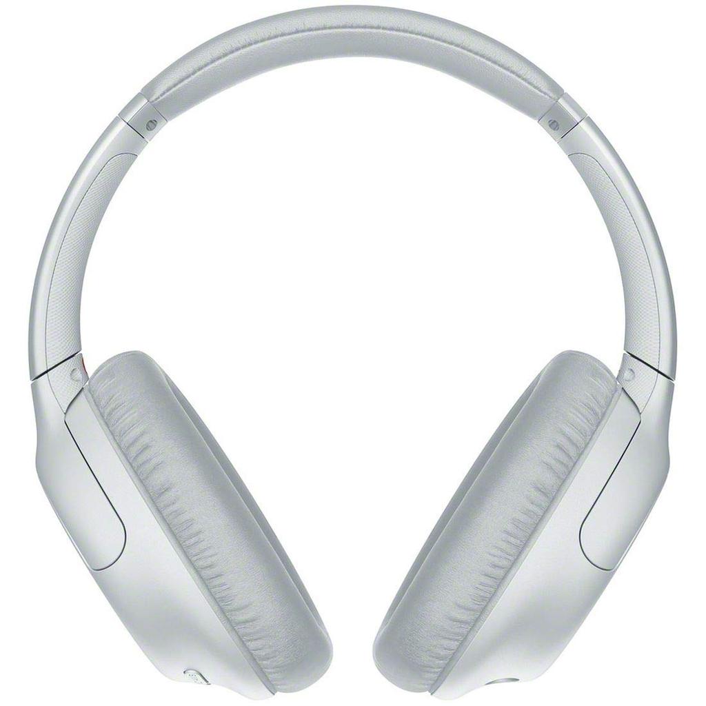 Sony Беспроводные наушники с шумоподавлением Bluetooth до 35 часов непрерывной работы с 2020 белым W WH-CH710N совместимы, воспроизведение, микрофон, модель,