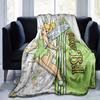 1pc. Tinker Bell Cartoon Blanket, Seasonal Universal Home Decorative Throw Blanket,Soft Flannel Throw Blanket, Living Room, Travel, Camping,
