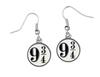 Harry Potter Platform 9 3/4 Drop Earrings