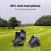 1/6 шт. Извлекатель мячей для гольфа с 3 зубцами, захват для конца паттера, пластиковый черный инструмент для захвата когтей для захвата паттера