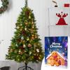 Gingerbread Man Advent Calendar, 2D Flat 24 Day Christmas Countdown Decor Ornaments, Holiday Home Decoration Car Ornaments