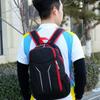 Zipper Cycling Backpack Foldable Traveling Daypack Casual Mountaineering Backpack  Camping
