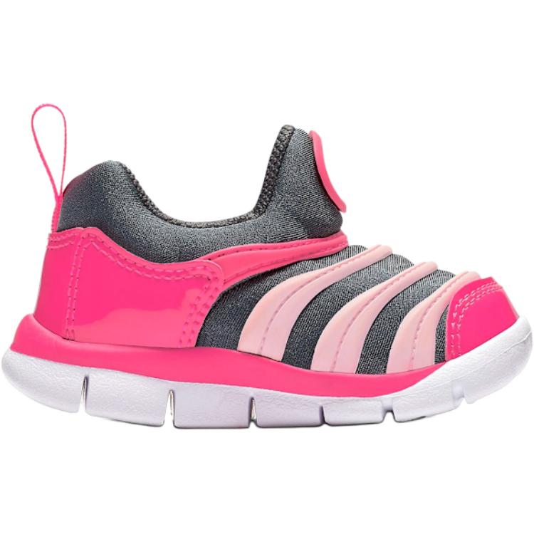 Nike Dynamo Free TD Pink Foam Baby Sneakers Cool-Grey 343938-019