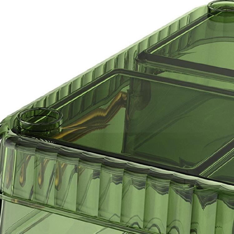 Nonslip Divided Snacks Fruit Tray With Lid Snacks Fruit Tray Removable Snacks Platter Candy Storage Box Easy to Use