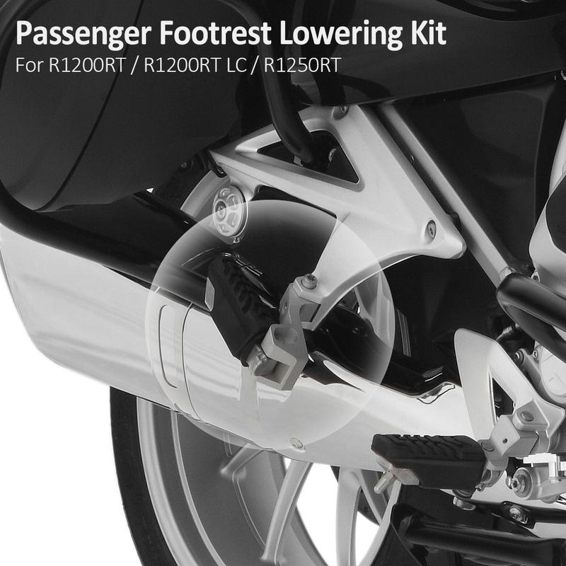 Motorcycle Foot peg Passenger Footpeg Lowering Kit For BMW R1200RT LC 2014- R1200 RT 2005-2013 R1250RT R 1250 RT 2025-2021 -2020