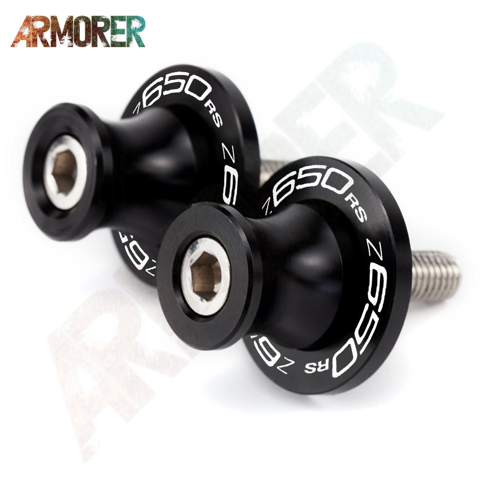 Алюминиевые катушки маятника с ЧПУ для мотоцикла, 8 мм, винты для подставки, алюминиевые аксессуары с ЧПУ для KAWASAKI Z650RS Z 650RS Z650 RS