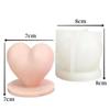 3D Свеча 'Любовь' Силиконовая Форма Сердце Формы Мыловар Ручной Работы Гипс для Дня Святого Валентина Креативная Идея Подарка