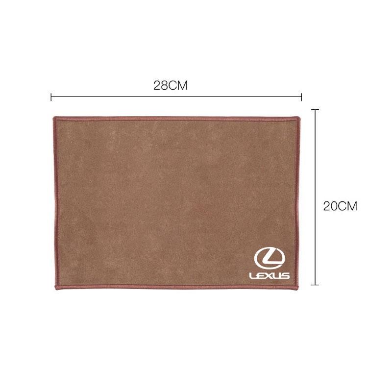 For Lexus LS LC RZ IS350 ES300 GS350 CT200h GX460 LX570 RX500h Car Logo Cleaning Drying Cloth Wash Towel Soft Double Layer Rags