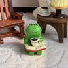 Miniature Frog Figurines Cute Frog Sculpture with Rocking Chair, Desk Decoration Collectibles Gift