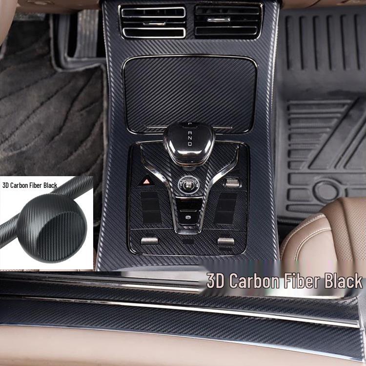 21 BYD E9 Business Edition Interior Carbon Fiber Center Console & Gear Shift Decoration Stickers