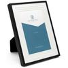 Cadre Photo - ZILVERSTAD - Triple 10x15 Cm - Noir Mat - 3 Passepartouts - Design Contemporain