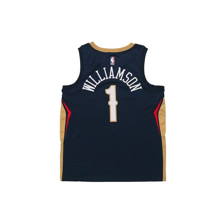 Nike Баскетбольная майка NBA Zion Williamson SW Fan Edition для мужчин, темно-синяя 864493-427