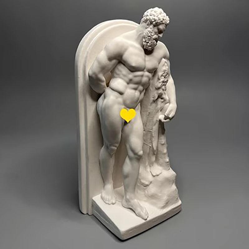 Hercules Gypsum Statue, Sculpture Crafts, Home Decoration, Ornaments, Art Sketch, Teaching Aids, Gifts