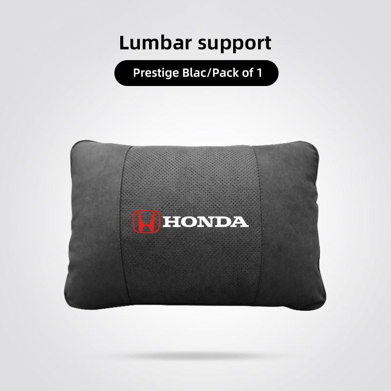 rlbn5 Car Headrest Neck Pillow & Lumbar Support Cushion Auto Interior For Honda CR-V Accord Civic HR-V Pilot Odyssey Fit Jazz Vezel