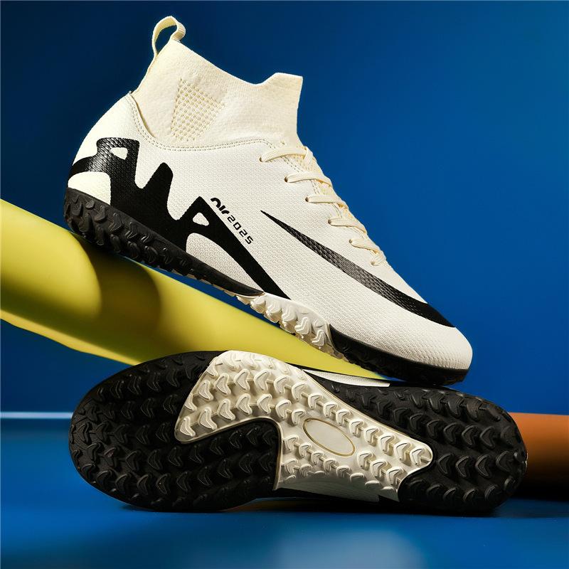 Высокие Футбольные Бутсы Мандаринки Шипы для Травы Мальчики, Дети, Подростки и Студенты Тренировочные Кроссовки