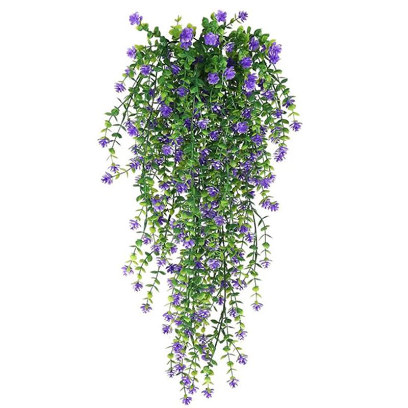 1pc Artificial Changteng Plastics Green Leaf Fake Vine Home Indoor Outdoor Garden Balcony Hanging DIY Decoration Party Supplies