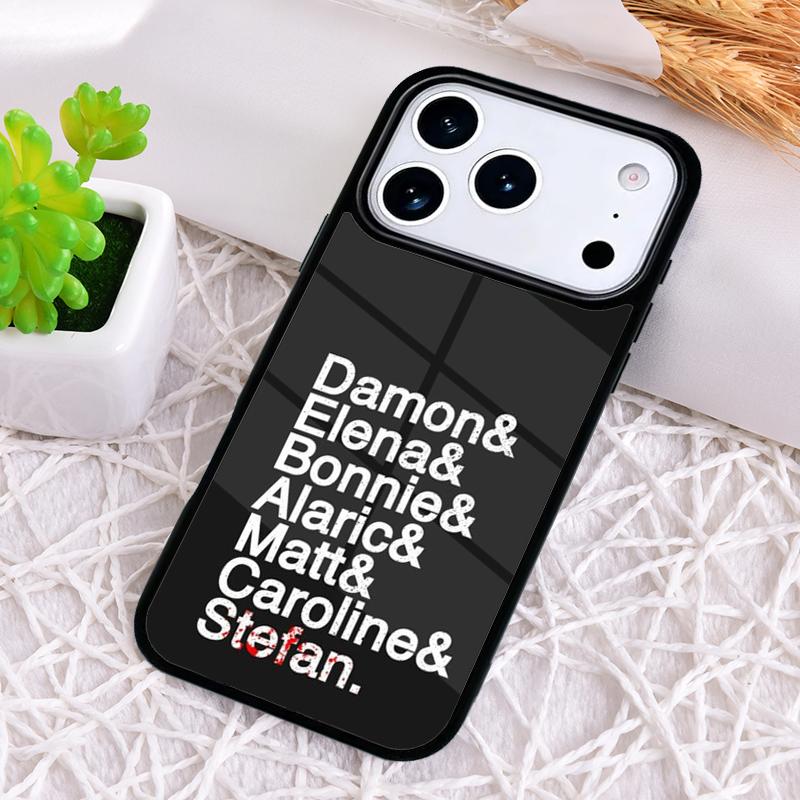 Немного чехол для телефона Damon Дневники вампира для iPhone 17 Air 16 15 11 12 14 13 Pro Max Ударопрочный чехол