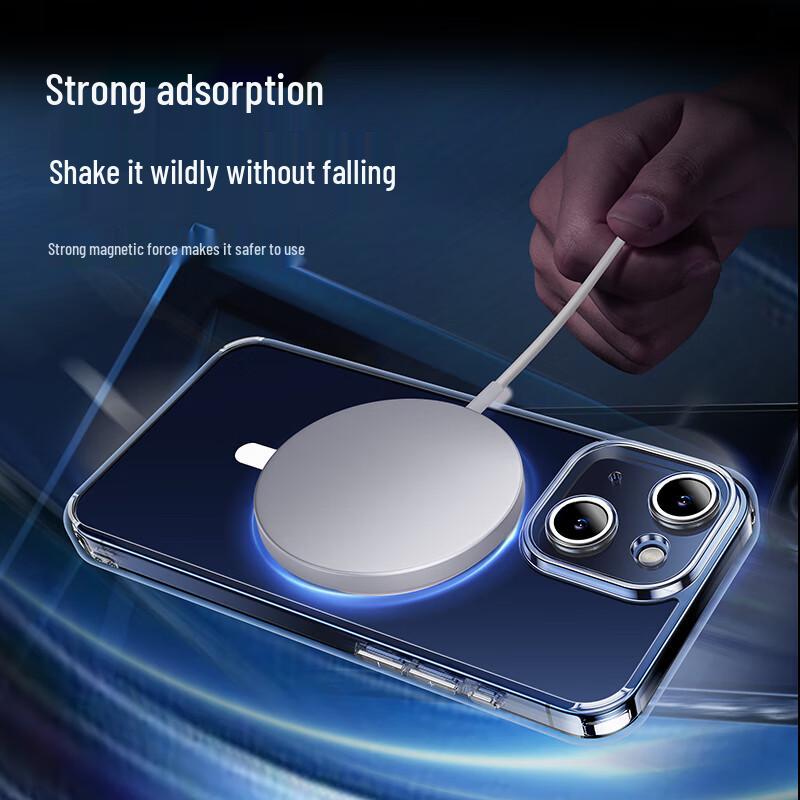 iPhone 15 Magsafe Magnetic Transparent Case (2-Pack)