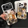 Чехлы для телефонов с мемами про плачущих кошек для iPhone 15 16 17 Pro Max 17Air 16E 14 Plus 13 12 Mini, противоударная задняя крышка