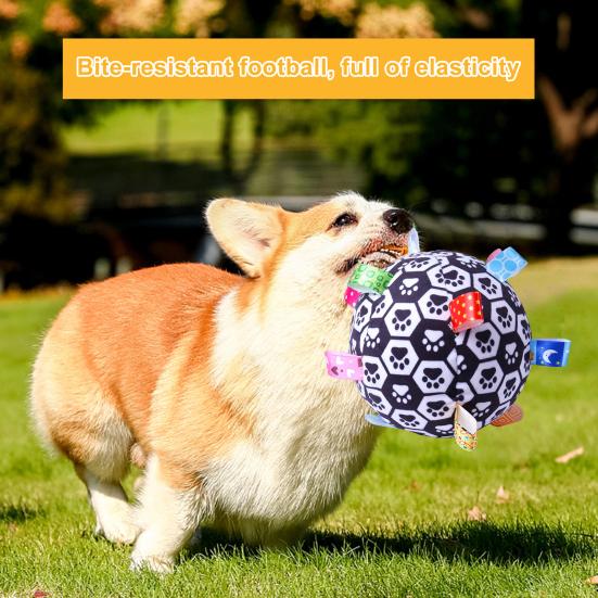 Pet Dog Plush Toy Ball Sound Interactive Dog Toy Plush Rattle Ball Pet Puppy Toy Ball Cute Relieve Boredom Shaking Cloth Ball