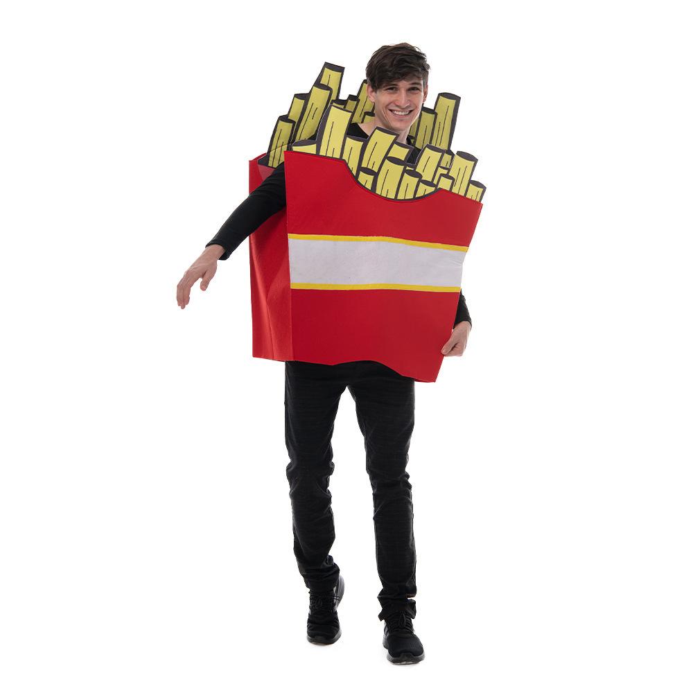 French Fries Prank Carnival Costume, Adult