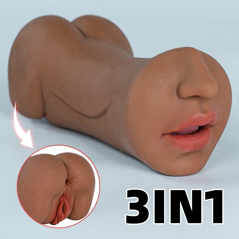 Искусственная Вагина Минет Мастурбация Реалистичная Вагина Карманная Киска Для Мужчины Стимуляция Члена Секс-Игрушка Женская Мастурбация Оральный Рот