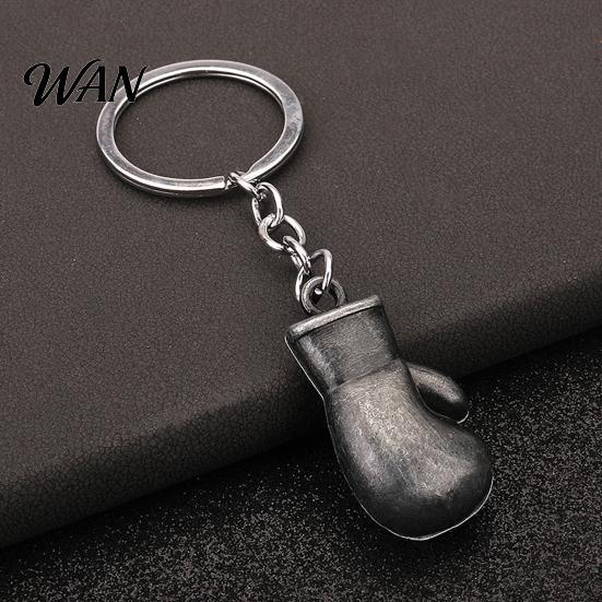 Boxing Glove Keychain Gloves Keychain, Mini Cute Sports Key Chain, Sport Retro Holder Ring Pendant, Bag Backpack Decor for Men Women Party Gifts