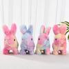 Электрическая прыгающая плюшевая игрушка-кролик, двигающиеся уши, двигающийся нос, плюшевый кролик, интерактивная симуляция, мягкая игрушка, издающая звук