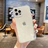 Transparent Silicone Case For iPhone 16 15 14 13 12 11 Pro Max 6s 7 8 Plus X XR XS Max SE 2020 Fashion Camera Protection Case Back Cover