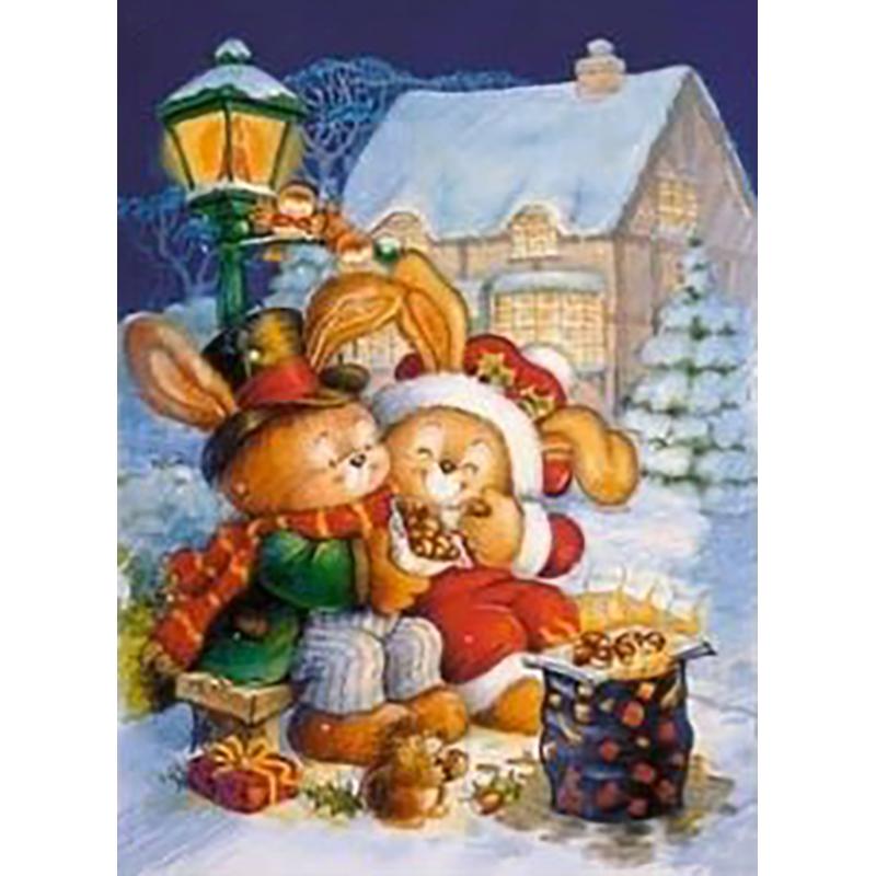 DIY Рождественская алмазная живопись 5D Санта-Клаус Алмазная вышивка Мозаика Набор для вышивки крестом Ремесла Подарок Настенное искусство Домашний декор