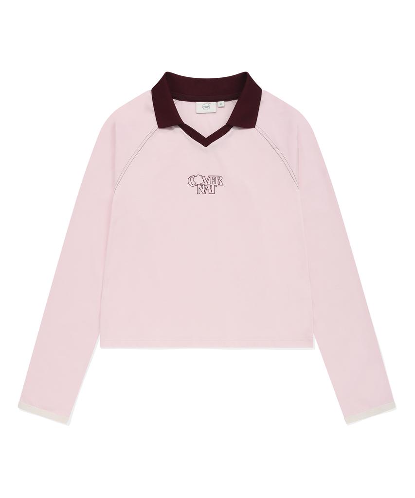 COVERNAT WOMAN Track Long Sleeve Light Pink
