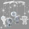 Baby Crib Rattles Baby Toys 0-12 Months Infant Clockwork Toy Music Box Bed Bell Toy Bear Handmade Mobile Newborn Toys For Kids