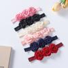 Baby Girls 3 Roses Shape Decoration Headband Cute Headwear